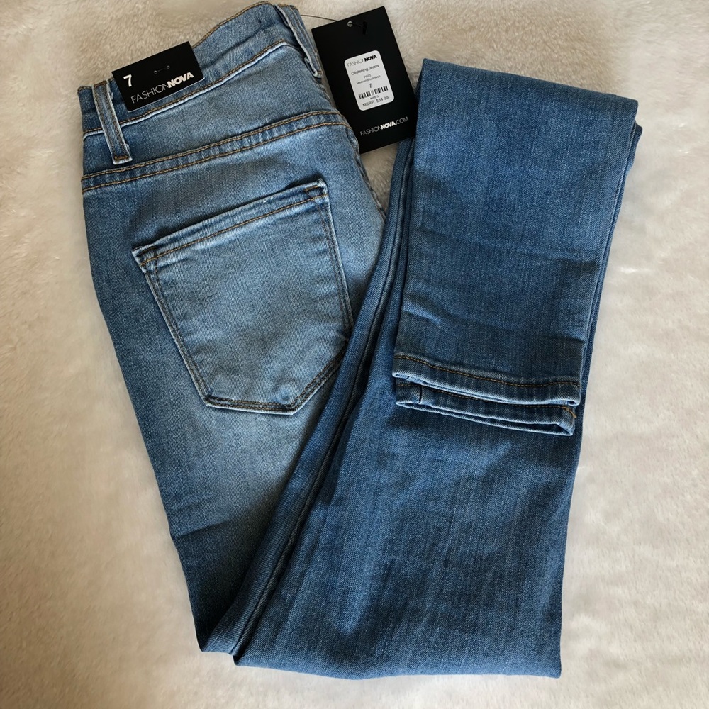 Fashion Nova Glistening Jeans